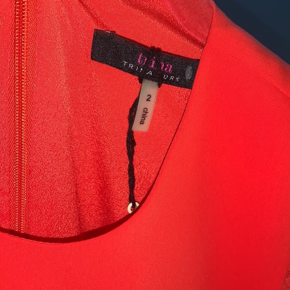 NWOT Trina Trina Turk Helena Cutout Sheath Dress 2 - Picture 11 of 11